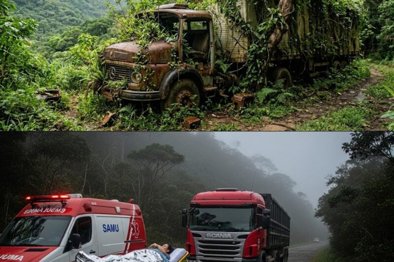Motorista de caminhão desaparece na Serra do Mar — vinte anos depois, a vegetação…