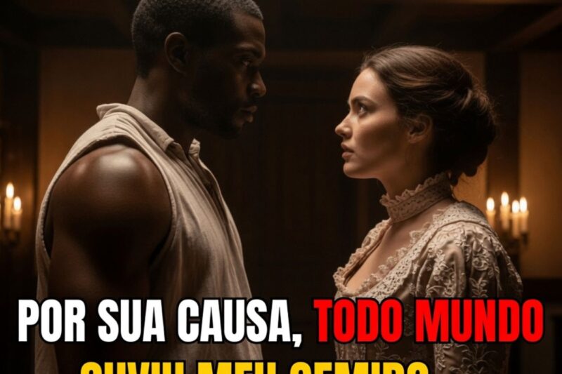 O escravo que fazia a Sinhá gemer tão alto que acordava a senzala inteira.