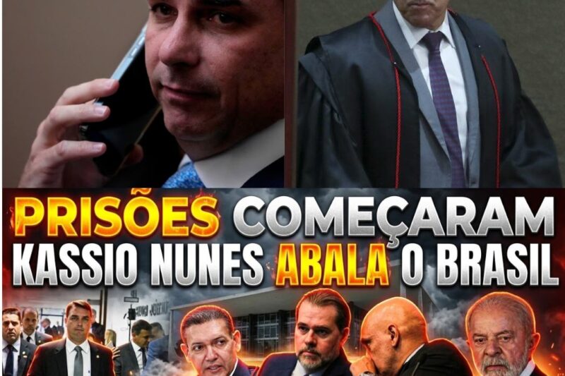 URGENTE! AS PRISÕES COMEÇARAM! FLÁVIO BOLSONARO FAZ BRASÍLIA TREMER! MINISTROS ENCURGADOS