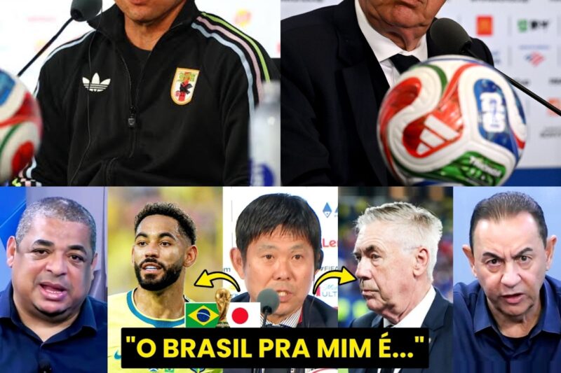 GENTE, O TÉCNICO DO JAPÃO ACABOU DE HUMILHAR O BRASIL COM ESSA FALA ARRASADORA… MEDO?