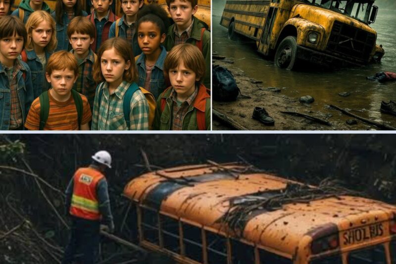 15 Crianças Desapareceram Durante uma Excursão Escolar em 1986. Trinta e Nove Anos Depois, o Ônibus Escolar é Encontrado Enterrado.