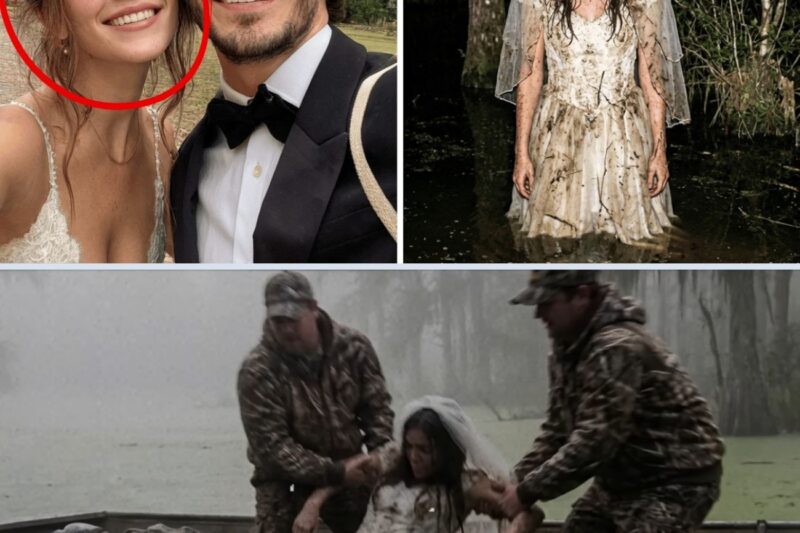 Noiva SOME no casamento. 6 dias depois a encontram no pântano… SORRINDO