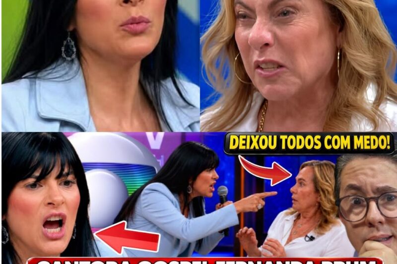 VERGONHA! FERNANDA BRUM IMPEDE QUE GLOBO ZOMBE DE DEUS AO VIVO DIANTE DE TODO O BRASIL