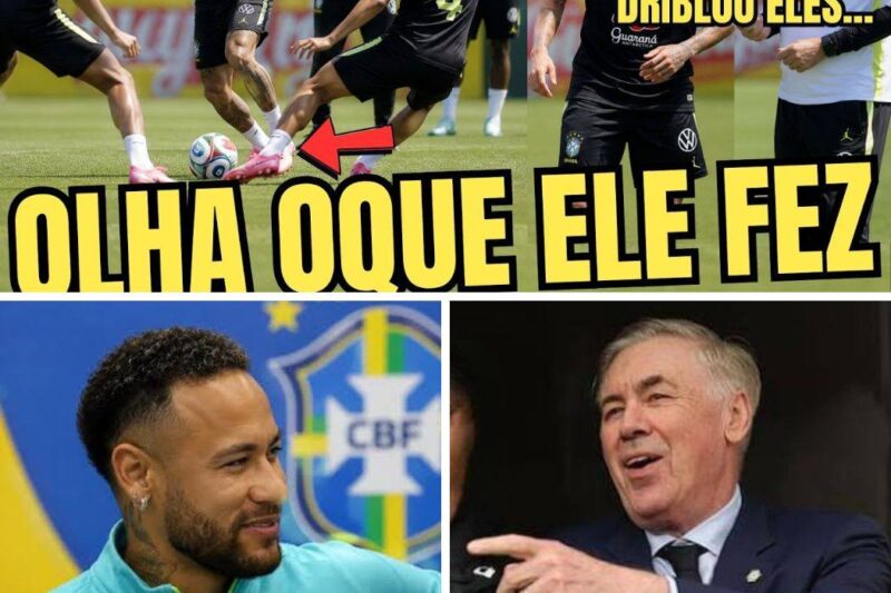 Ancelotti FICA ASSUSTADO com a volta do Neymar!