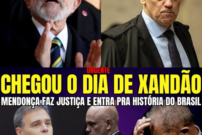 URGENTE DIA DO XANDÃO CHEGOU! ANDRÉ RECUSOU PROPOSTA DE SALVAR MINISTRO E FEZ VORCARO ENTREGAR LULA