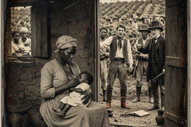 A ESCRAVA AMAMENTOU O FILHO DO PATRÃO TRAÍDO E ELE ENFRENTOU TODOS POR ELA!