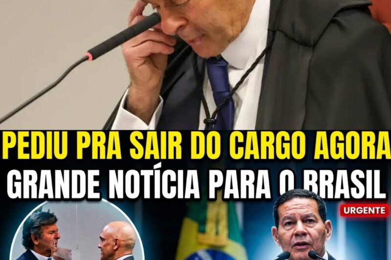 FUX ADMITE ERRO INACREDITÁVEL E PEDE PARA DEIXAR CARGO NO STF: A REVELAÇÃO QUE ESTÁ ABALANDO O PAÍS!