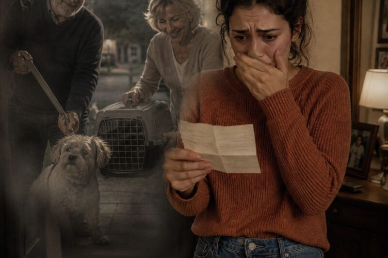 Meus Sogros Deixaram um Bilhete na Porta da Minha Filha: “Nós nos Livramos da Sua Cachorrinha”