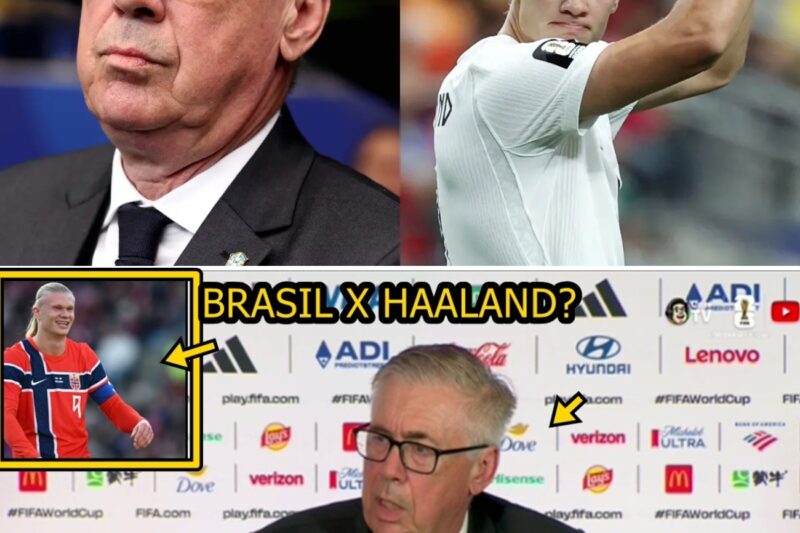 Choque total! Ancelotti MANDA VER e DESTROI Haaland na coletiva: ‘Você me provoca…”