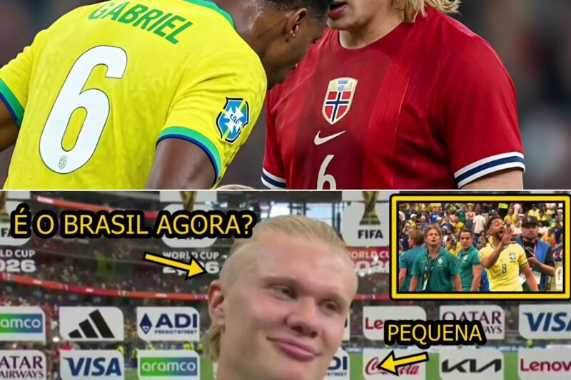 HAALAND ZOMBANDO DA SELEÇÃO BRASILEIRA? Astro norueguês solta frase ARROGANTE e deixa torcida do Brasil em CHOQUE!