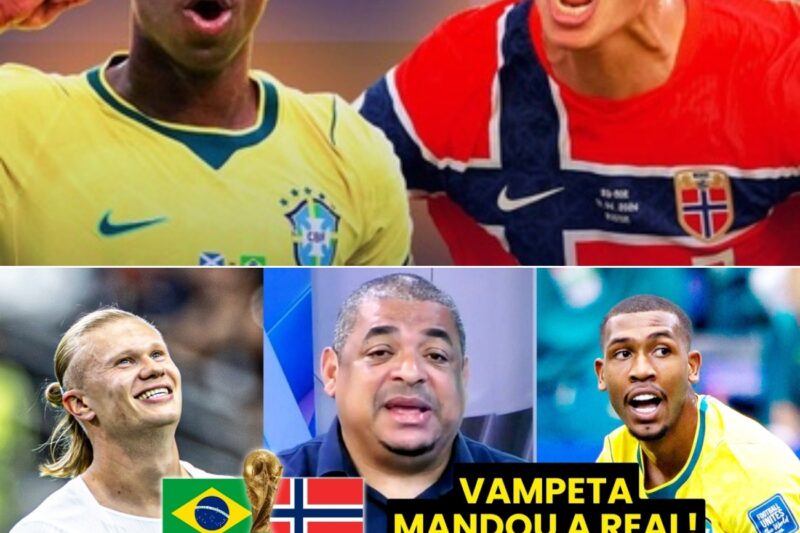 VAMPETA EXPLODE EM DIRETO: “NÃO TEM ESSA, MERMÃO! BRASIL X NORUEGA VAI SER UM MASSACRE HISTÓRICO QUE NINGUÉM ESPERAVA!”