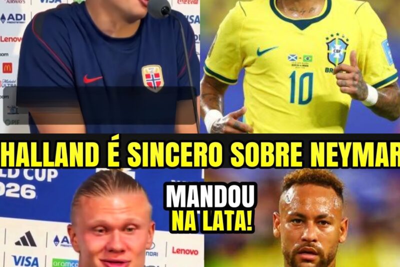 CHOQUE TOTAL: HAALAND DESTRUIU O NEYMAR E AVISOU “BRASIL É BRINCADEIRA, VAMOS ELIMINAR VOCÊS” ANTES DO BRASIL X NORUEGA!